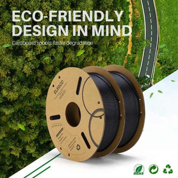 Elegoo Black PLA Plus Filament 1.75mm