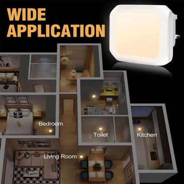 LED Plug-in Night Light with Dimmable Light Sensor
