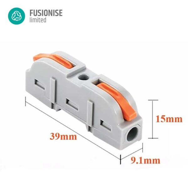Spring Lever Terminal Block Electrical Cable Wire Connector Quick Splice Inline