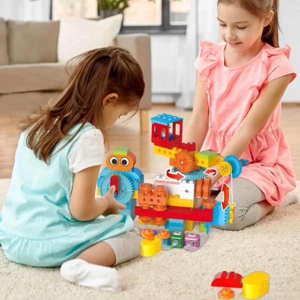Musical building block toy